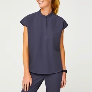 Figs Charcoal Gray Rafaela Scrub Too